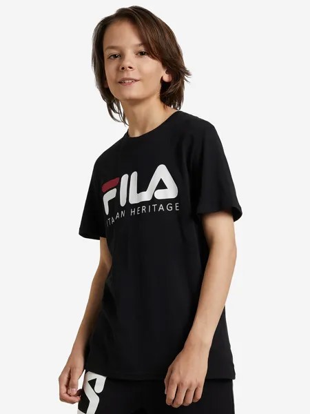 Футболка для мальчиков FILA, Черный