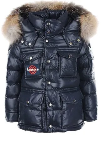 Стеганая куртка с накладными карманами Moncler