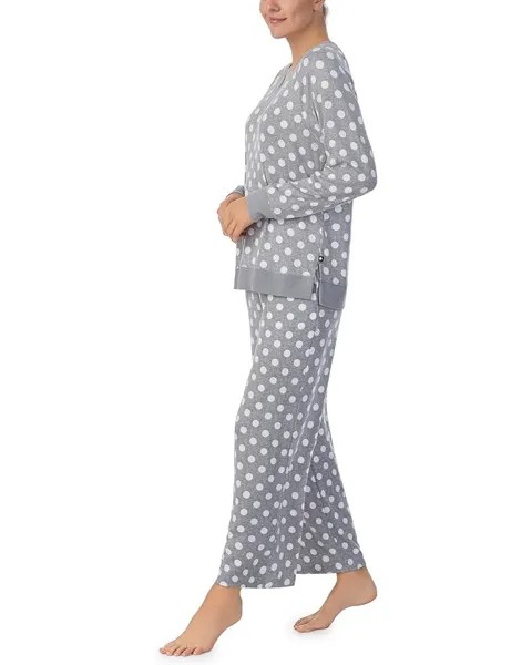 Пижамный комплект Kate Spade New York Long Sleeve V-Neck PJ Set, цвет Dot