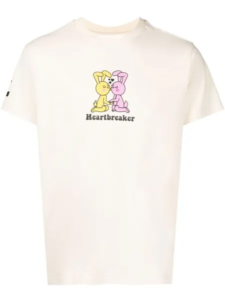 Natasha Zinko футболка Heartbreaker с короткими рукавами, нейтральный цвет
