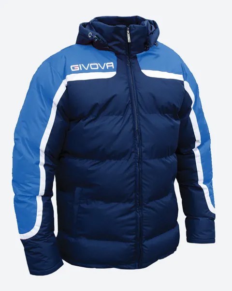 Зимняя куртка мужская Givova G010 синяя 2XL