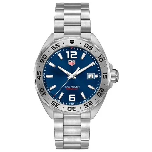 Наручные часы TAG Heuer WAZ1118.BA0875, синий, серебряный