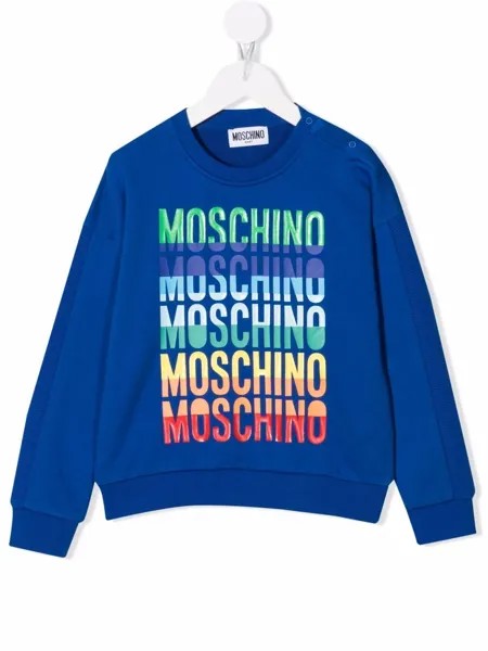 Moschino Kids толстовка с логотипом