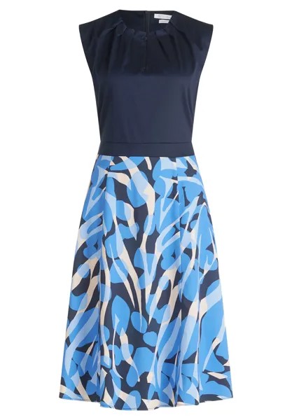 Платье BETTY & CO Midi ohne Arm, темно-синий
