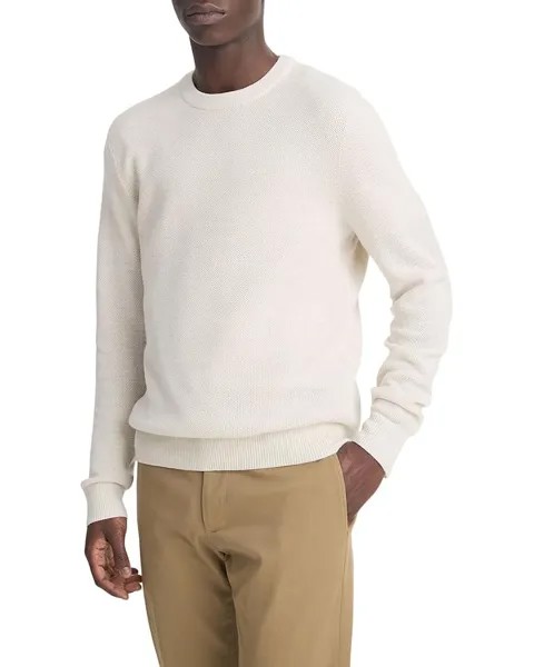 Рубашка Vince Merino Mesh L/S Crew, цвет Heather Full Moon