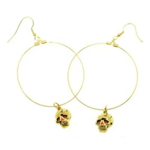 Серьги с подвесками Ed Hardy, золотой