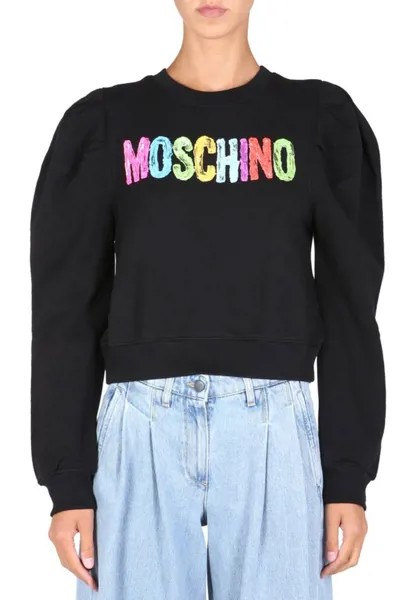 Свитшот женский MOSCHINO 131613 черный 42 IT