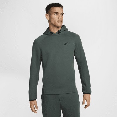 Худи Nike Sportswear Tech Fleece, цвет Vintage Green/Black