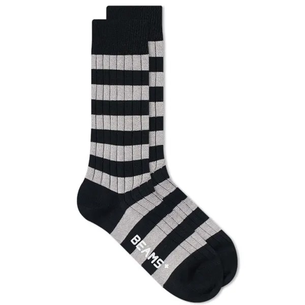 Носки Beams Plus Rib Stripe Sock