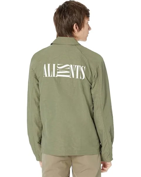 Куртка AllSaints Breaker Jacket, цвет Khaki Green