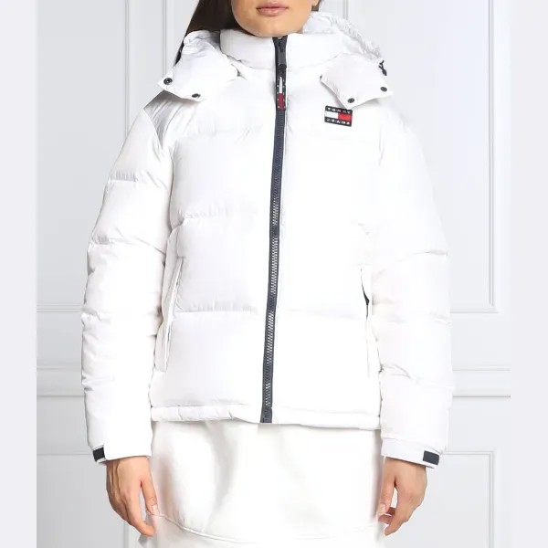 Пуховик стандартного кроя Tommy Hilfiger, белый