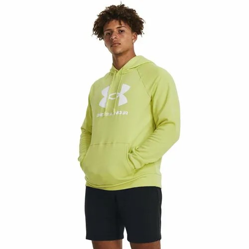 Худи спортивное Under Armour Rival Fleece, размер LG, желтый
