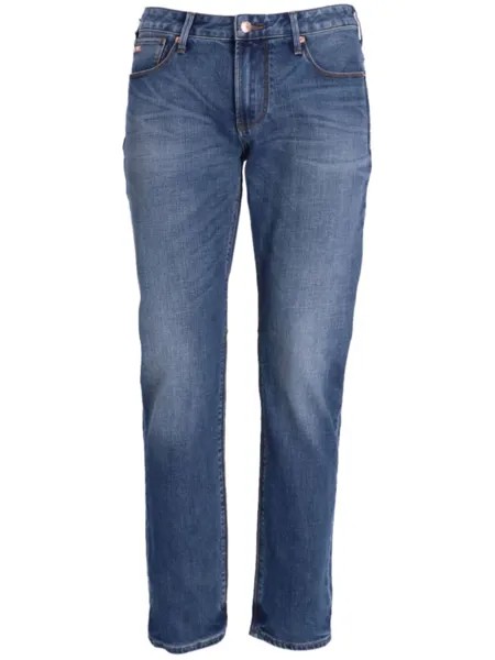 Emporio Armani узкие джинсы J06, синий