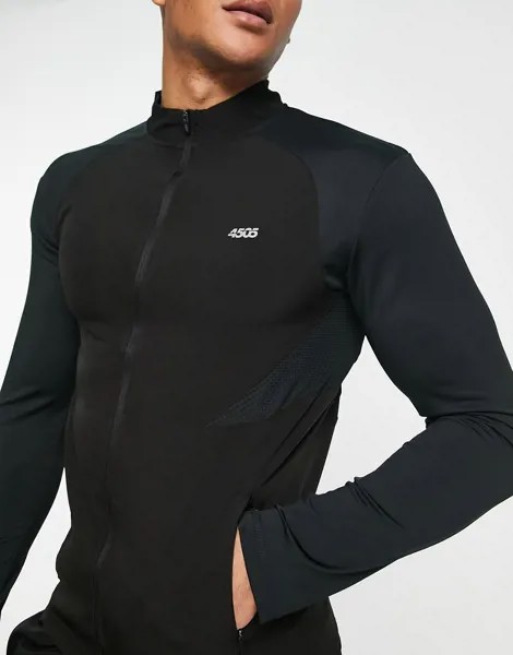 Куртка для бега облегающего кроя ASOS 4505-Черный