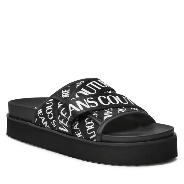 Шлепанцы Versace Jeans Couture, черный