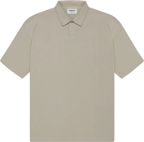 Футболка Fear of God Essentials Short-Sleeve Polo 'Moss', зеленый