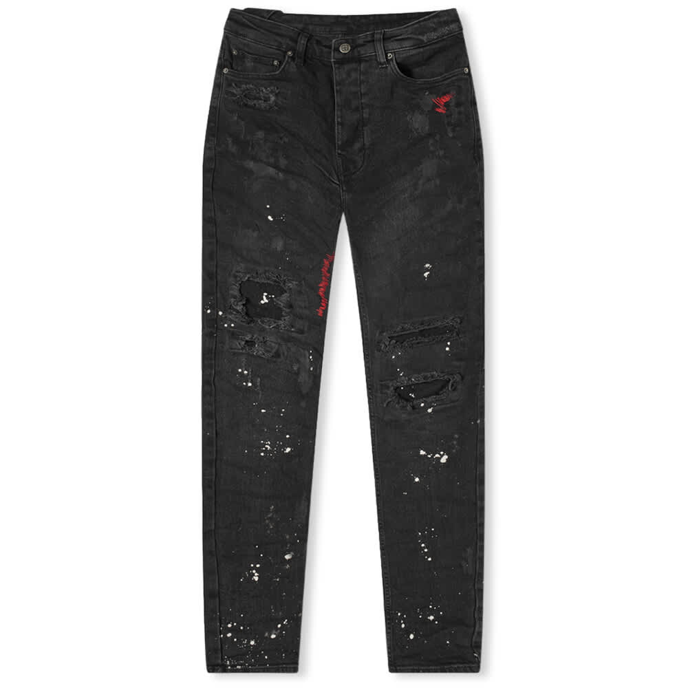 Джинсы Ksubi x ASAP TyY Chitch Boneyard, черный