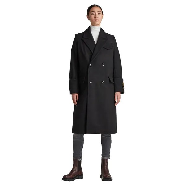 Пальто G-Star Long Wool, черный