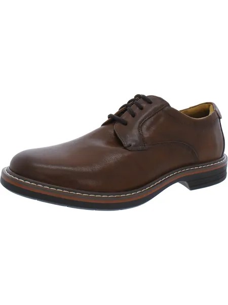 Мужские кожаные оксфорды Norwalk с носком и шнуровкой Florsheim, коричневый