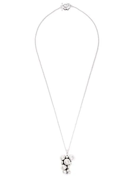 Georg Jensen серебряное колье Moonlight Grapes с подвеской