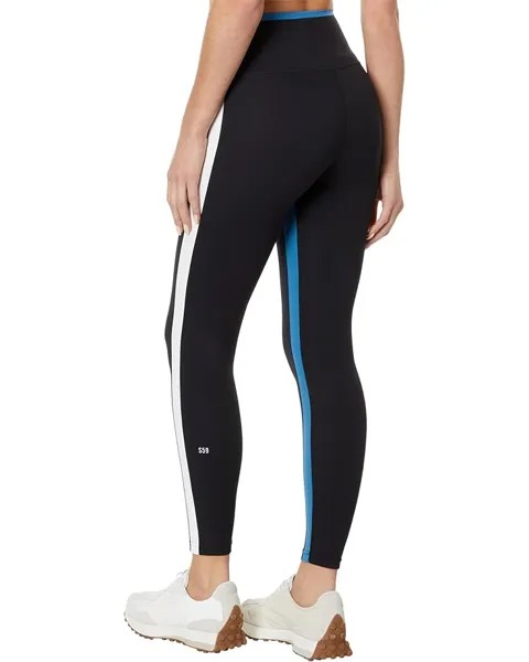 Брюки Splits59 Sam High Waist Rigor 7/8, цвет Black/Stone Blue