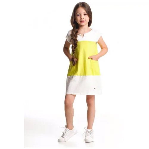 Платье Mini Maxi, размер 98, желтый