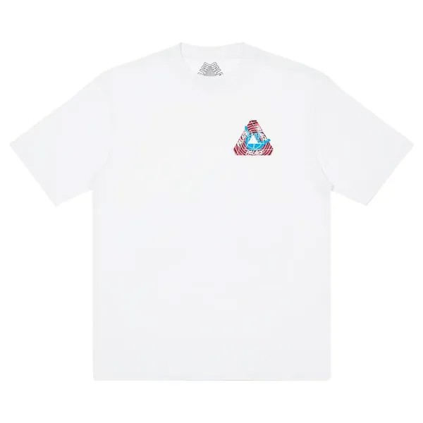 Футболка Palace Tri-Zooted Shakka T-Shirt 'White', белый