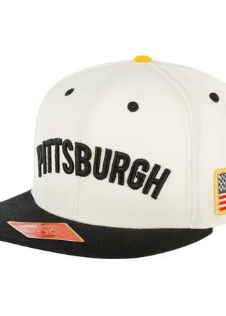 Бейсболка AMERICAN NEEDLE арт. 42932A-PPN Pittsburgh Penguins United NHL (белый / черный), размер UNI