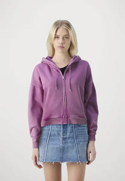Толстовка на молнии ABBREVIATED HOODIE GAP, розовый