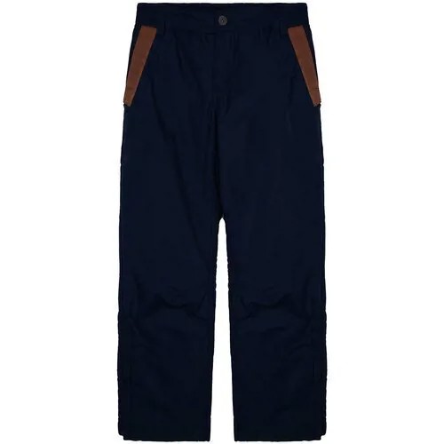 Синие брюки утепленные демисезонные Gulliver, размер 164*80*66, модель 22010BJC6402