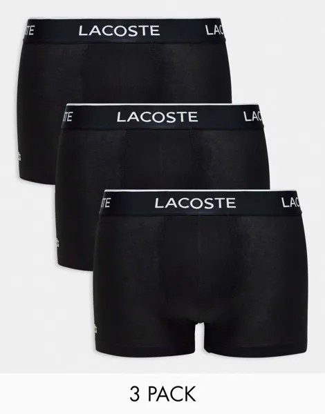 Черные сумки-сундуки Lacoste Essentials (3 шт.)