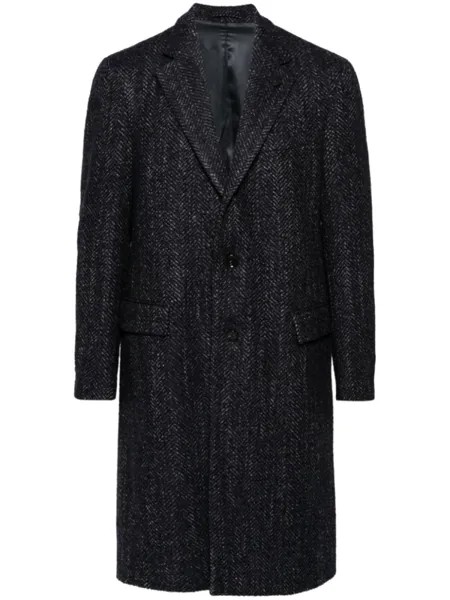 Lardini пальто с брошью, синий