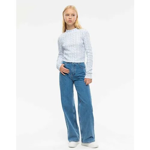 Джинсы  Gloria Jeans, размер 11-12л/152 (38), синий