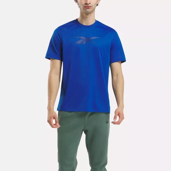 Футболка Front Vector Performance Reebok, цвет Vector Blue