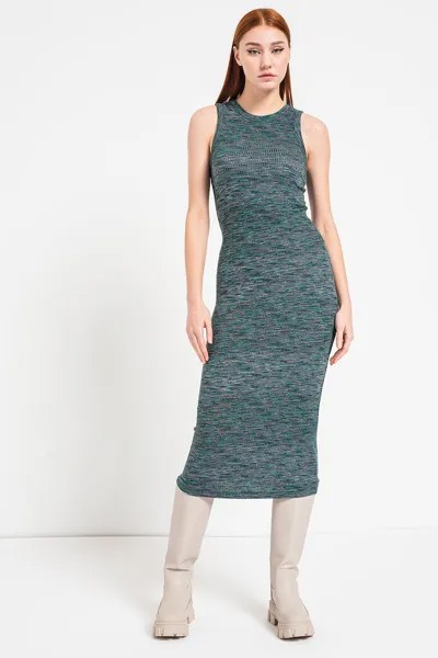Приталенное платье Esprit, зеленый