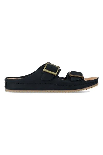 Кожаные тапочки Brookleigh Sun Clarks, черный