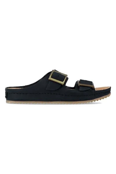 Кожаные тапочки Brookleigh Sun Clarks, черный