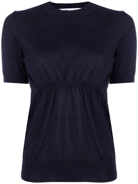 Comme Des Garçons Comme Des Garçons short sleeve knitted top