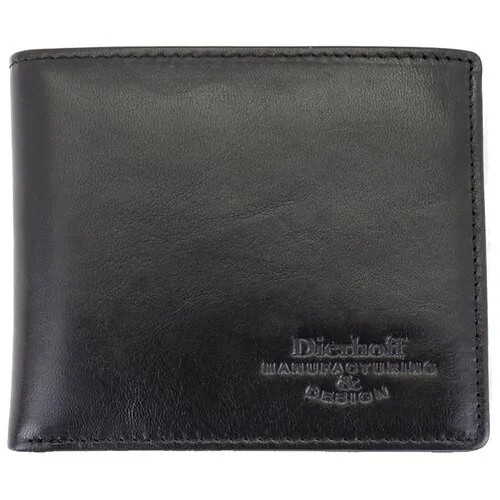 Кошелек Dierhoff мужской цвет черный, артикул Д8148-027