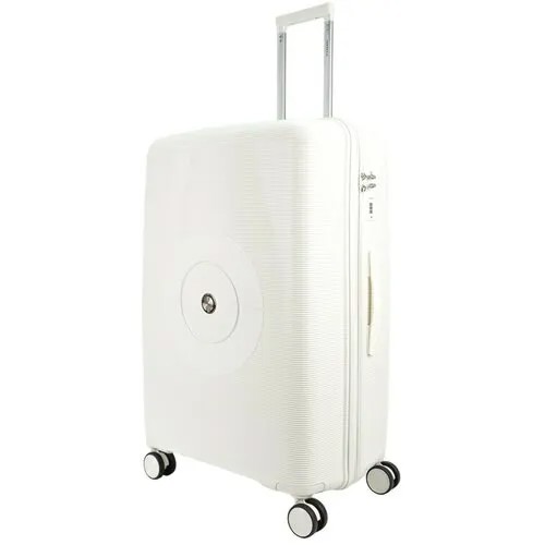 Умный чемодан Ambassador, 135 л, размер L+, белый