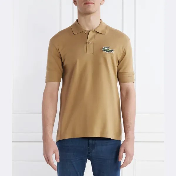 Рубашка поло свободного кроя Lacoste, коричневый
