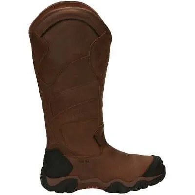 Мужские кроссовки Chippewa Cross Terrain 17 дюймов, водонепроницаемые, нанокомпозитные, со змеиным носком, коричневые, W