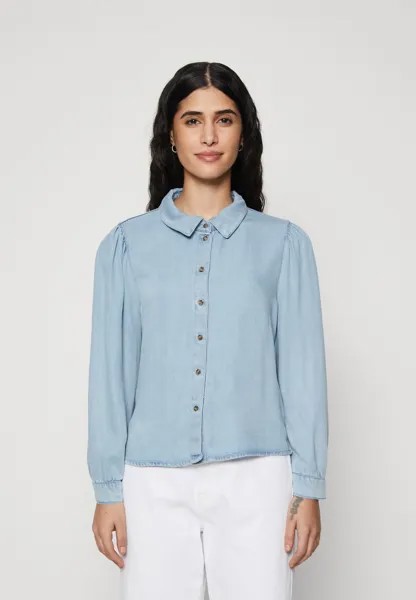 Блузка-рубашка ONLBILLIE LIFE ONLY Petite, цвет light blue denim