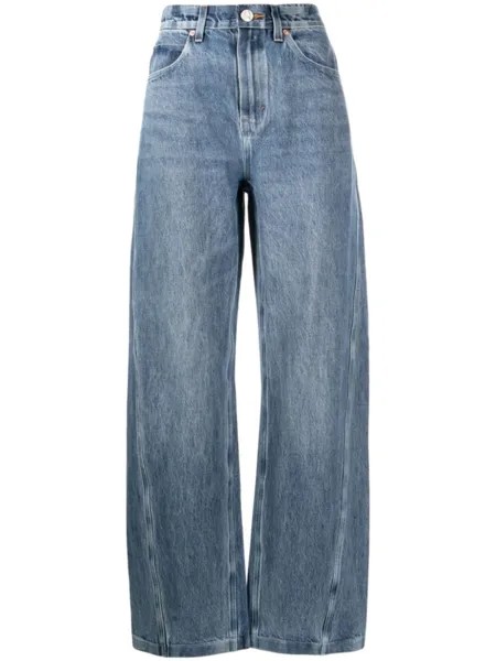 Широкие джинсы Alexander Wang, синий