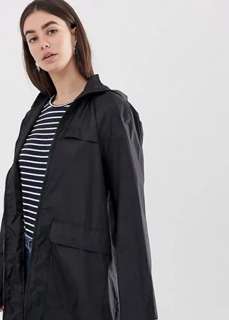Складывающийся макинтош ASOS DESIGN Tall-Черный
