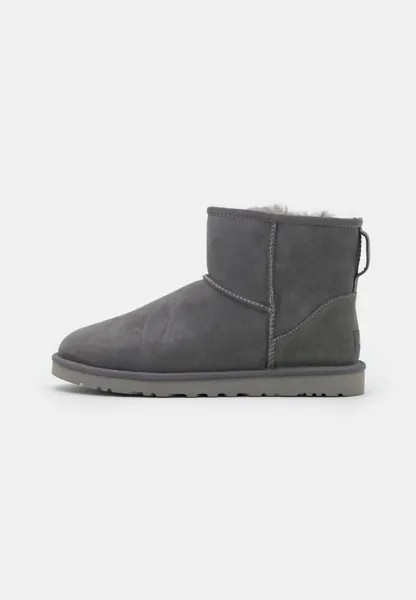 Угги classic mini UGG, серый