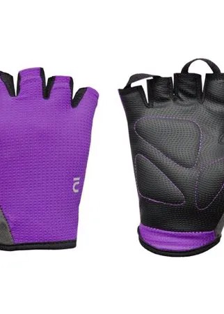 Перчатки для силовых тренировок женские Фиолетовый/Черный размер 2XS DOMYOS X Декатлон