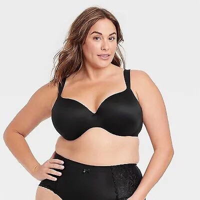 Женский комфортный бюстгальтер на косточке - Auden Black 44DDD