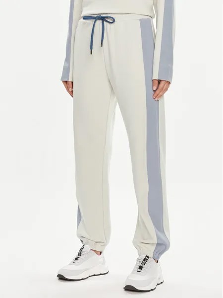 Спортивные брюки стандартного кроя Max Mara Leisure, экрю