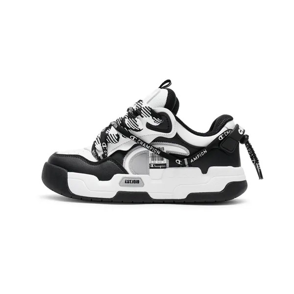 Кроссовки Champion Skateboarding Shoes Unisex Low-top Black/White, черный/белый